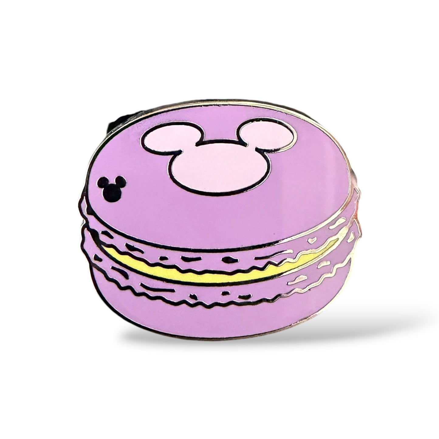 Cast Lanyard Macarons Purple Hidden Mickey Pin