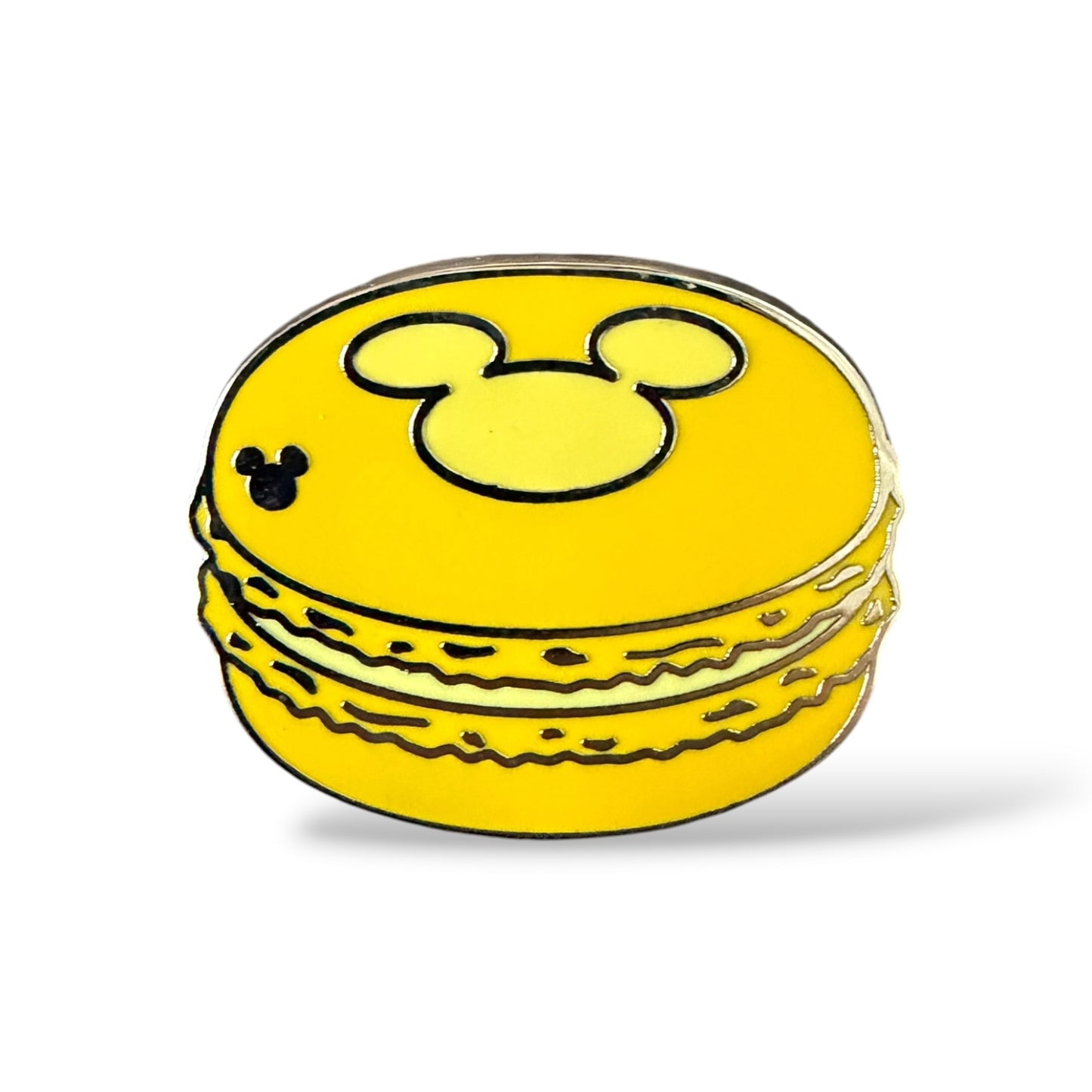 Cast Lanyard Macarons Yellow Hidden Mickey Pin