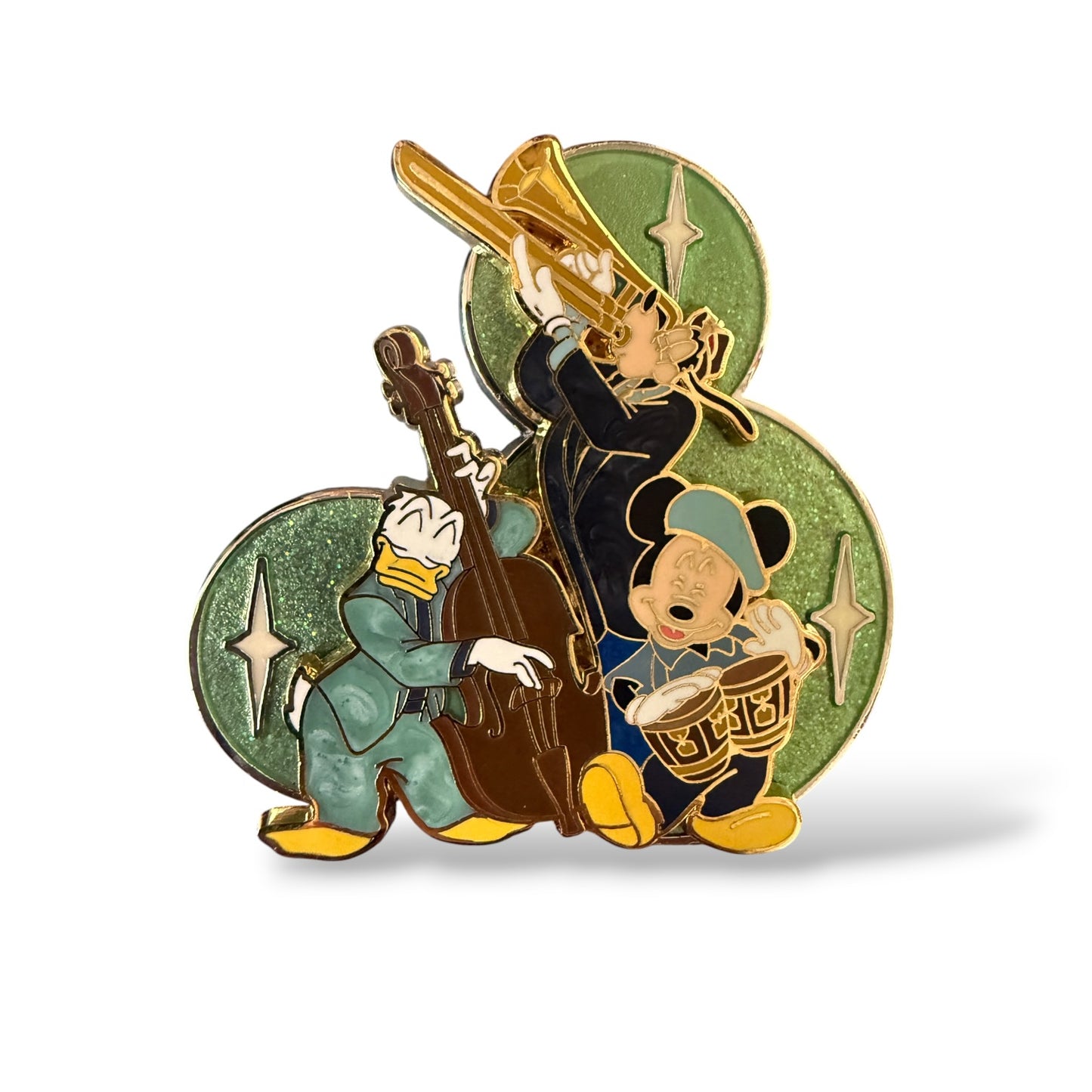 DLR Mickey's Pin Festival of Dreams Music Collection Mickey, Donald, and Goofy Band Completer Pin