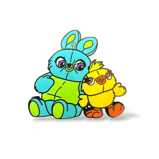 Disney Movie Club Ducky and Bunny Pin