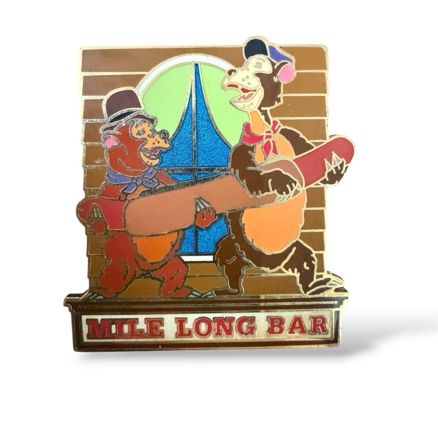 DLR Five Decades of Dining Annual Passholder Zeke and Tennessee Mile Long Bar Pin