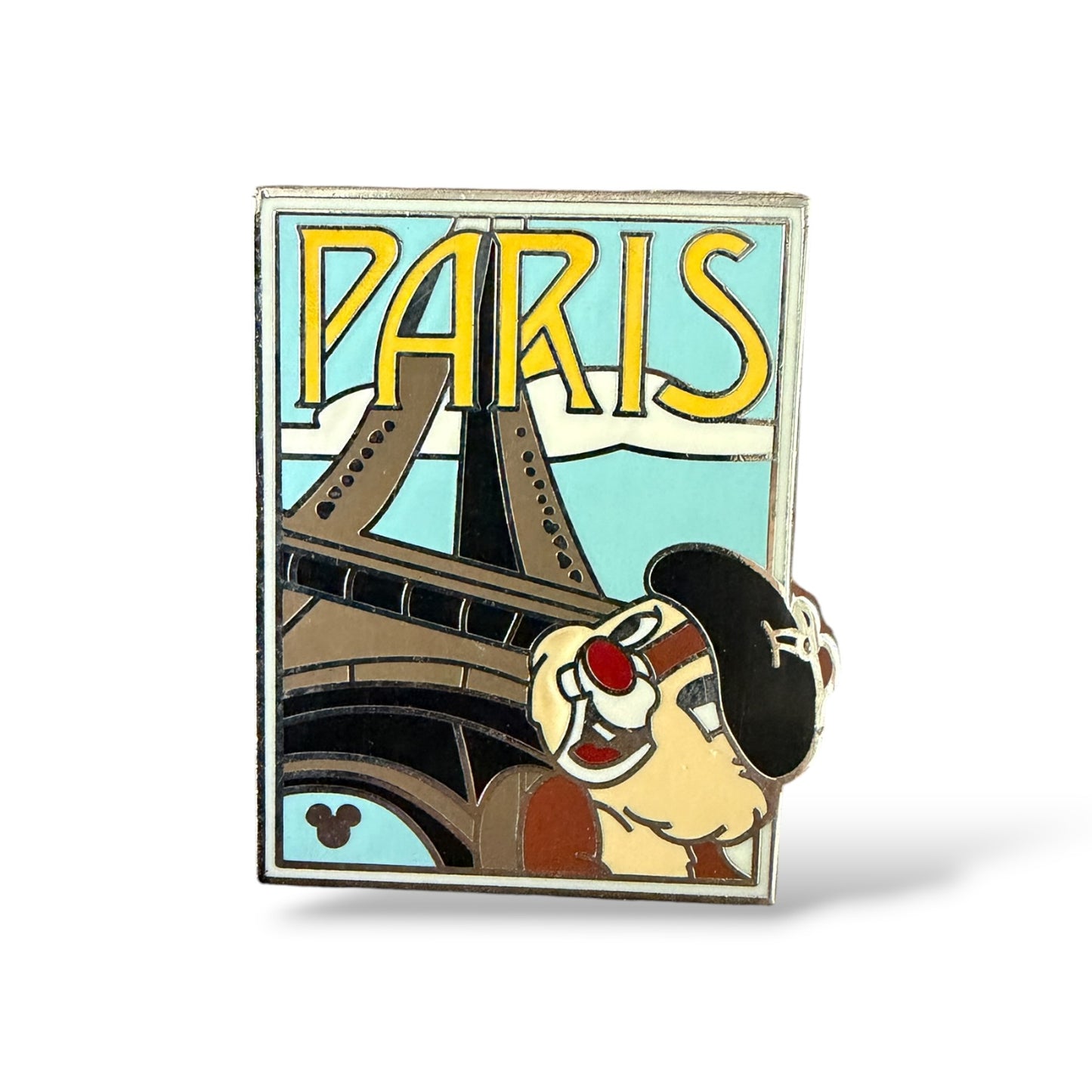 Cast Lanyard Chip n' Dale Postcard Paris Hidden Mickey Pin