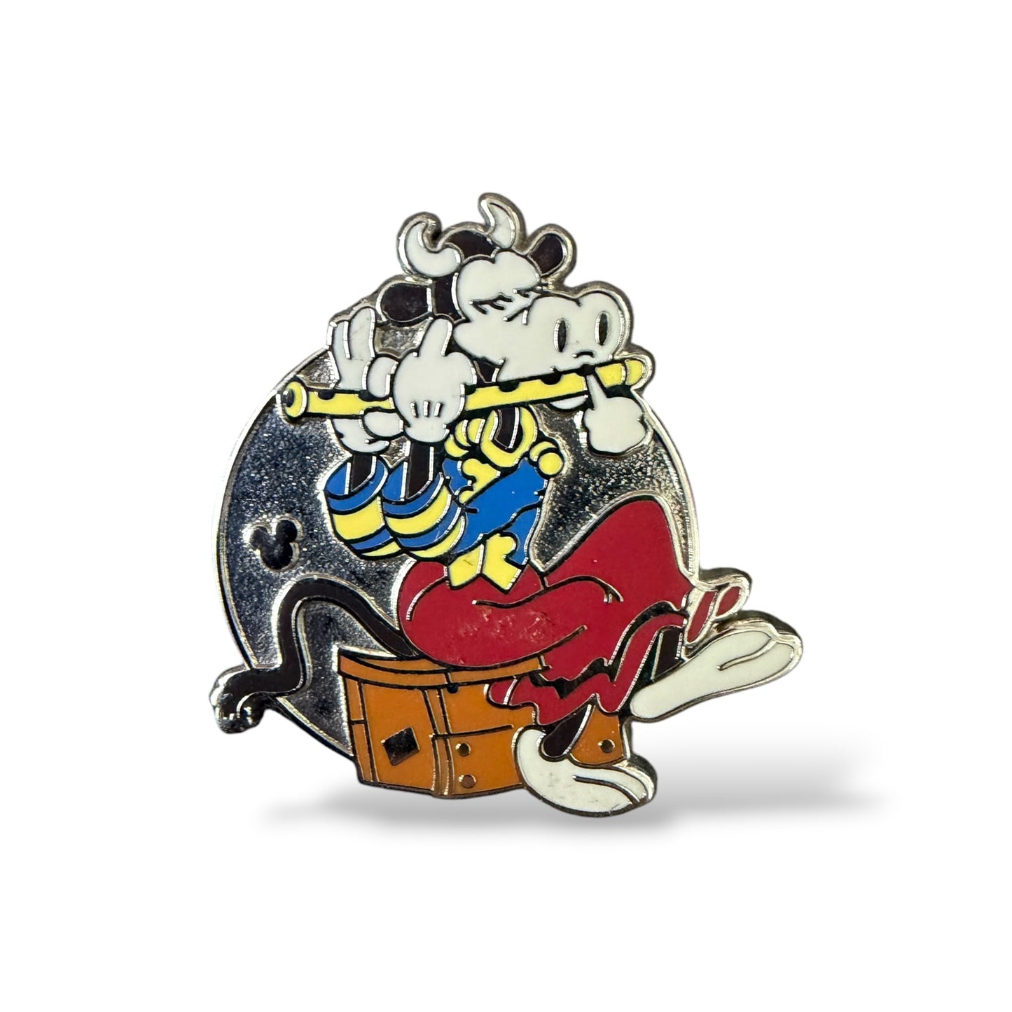 Cast Lanyard Band Concert Clarabelle Cow Hidden Mickey Pin