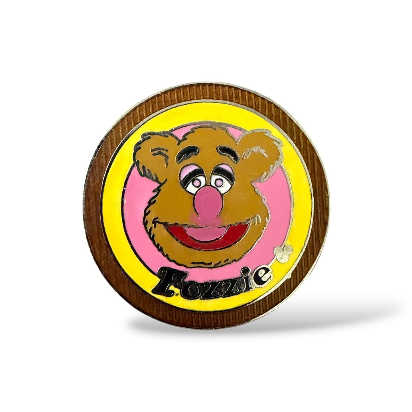 Cast Lanyard Muppet Profiles Fozzie Hidden Mickey Pin