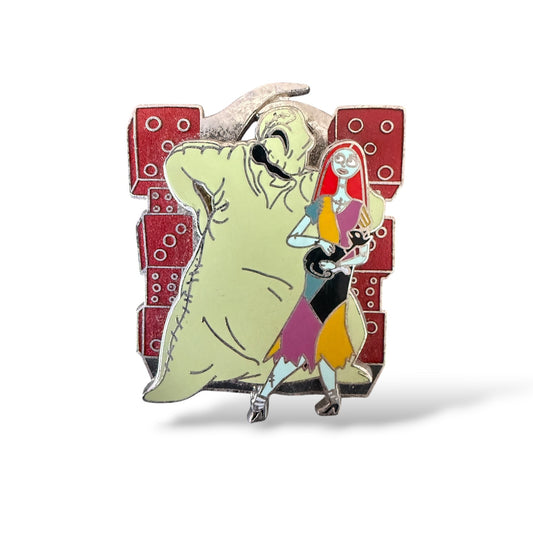 Disney Parks 25 Years of Fright Nightmare Before Christmas Oogie Boogie and Sally Pin