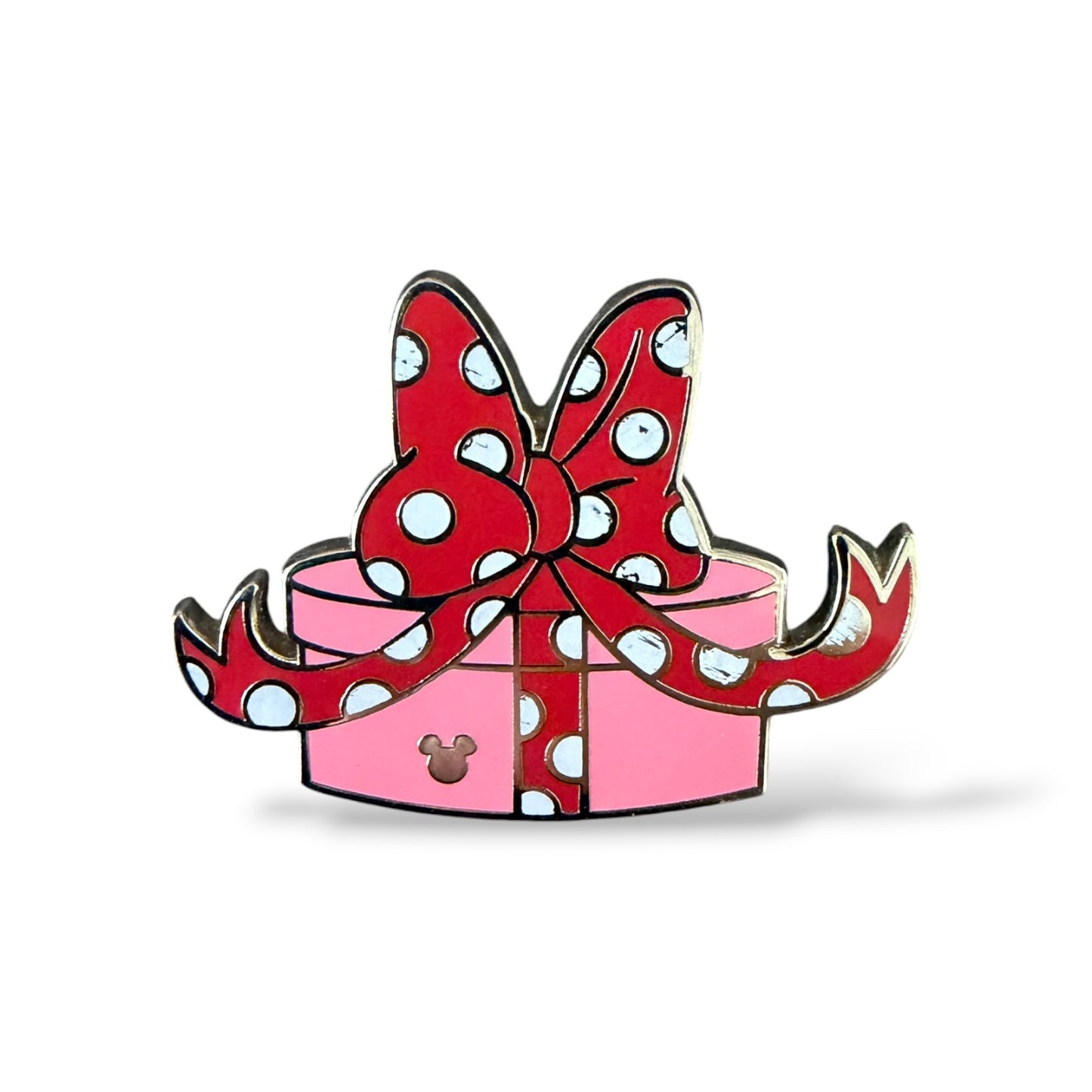 Cast Lanyard Character Presents Minnie Mouse Hidden Mickey Pin