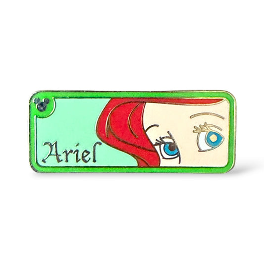 Cast Lanyard Princess Rear View Mirror Ariel Hidden Mickey Pin
