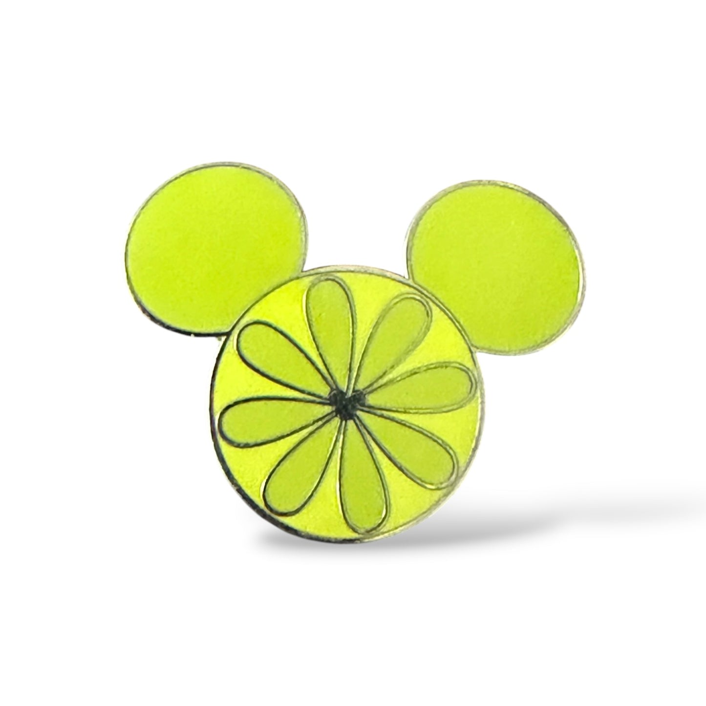 Cast Lanyard Mickey Icon Fruit Lime Hidden Mickey Pin