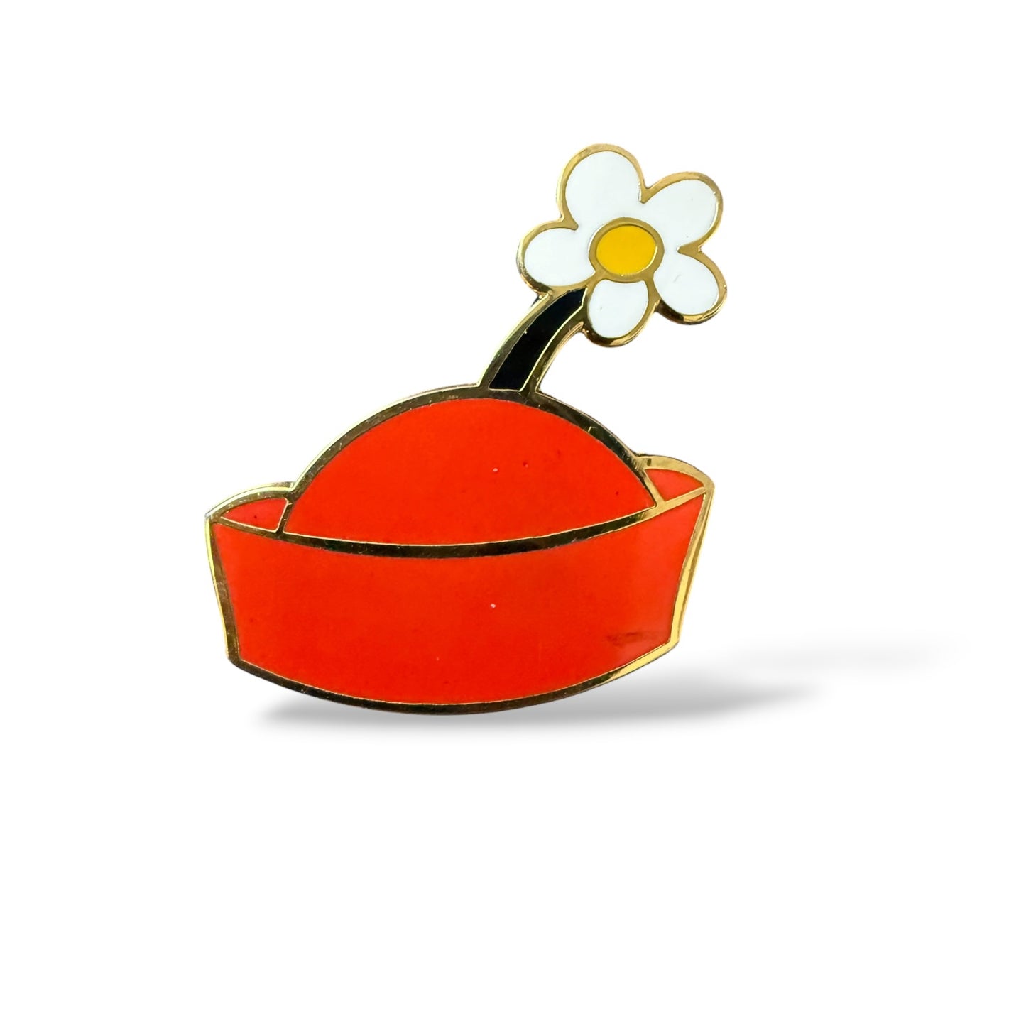 DEC Character Hat Box Minnie Mouse Flower Pin