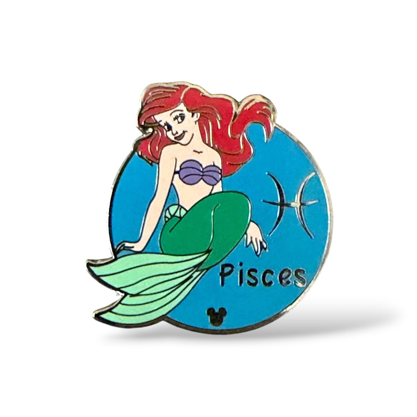 Cast Lanyard Zodiac Characters Pisces Ariel Centaur Hidden Mickey Pin