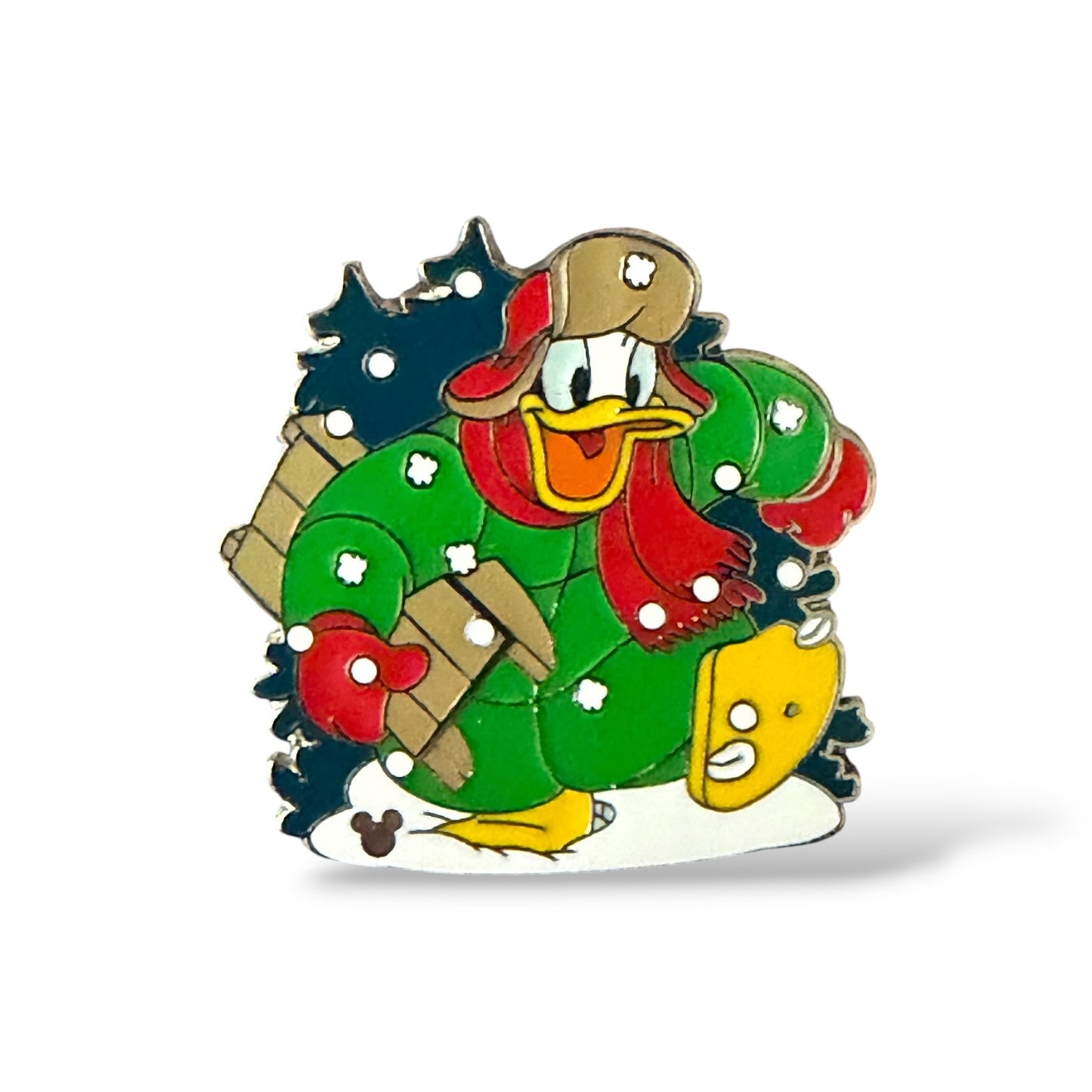 Cast Lanyard Holiday Collection Donald Hidden Mickey Pin