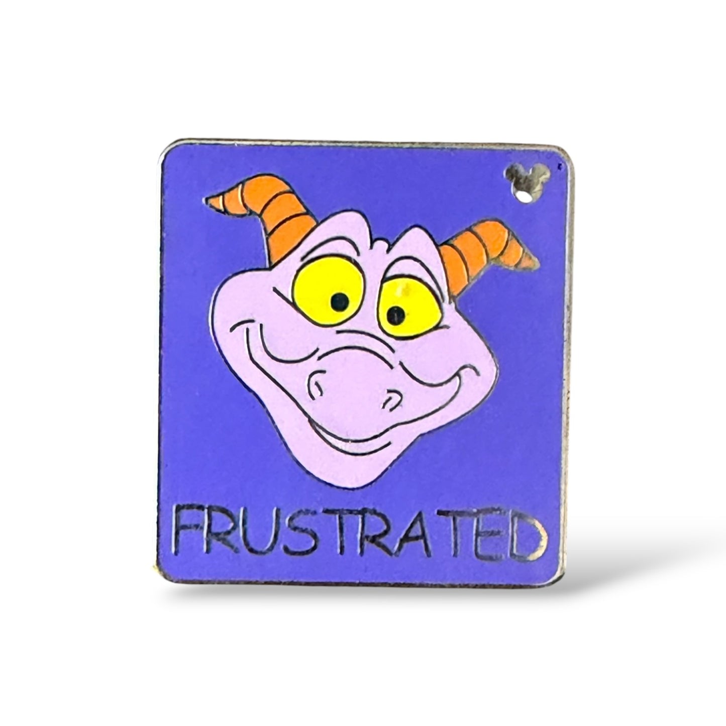 Cast Lanyard Figment Emotions Frustrated Hidden Mickey Pin