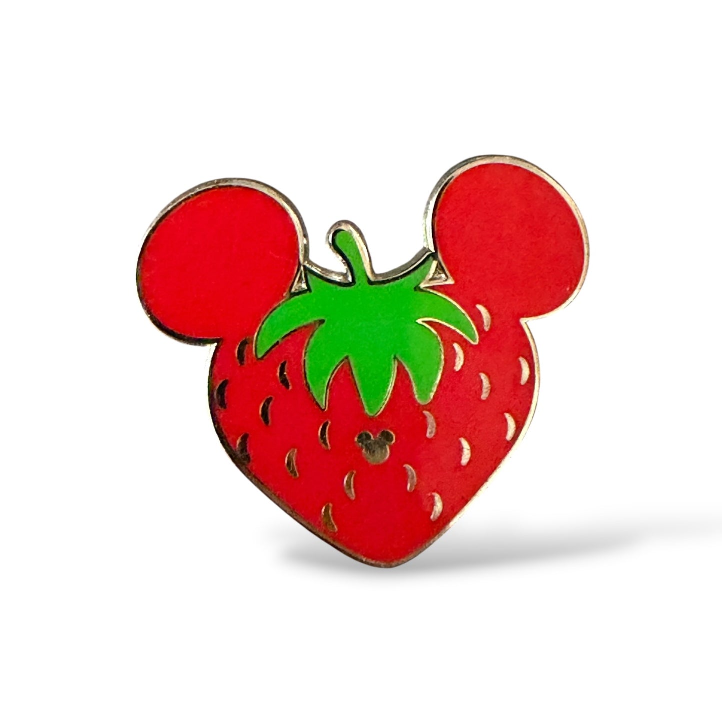 Cast Lanyard Mickey Icon Fruit Strawberry Completer Hidden Mickey Pin