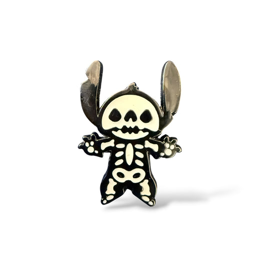 Loungefly Stitch Halloween Skeleton Pin