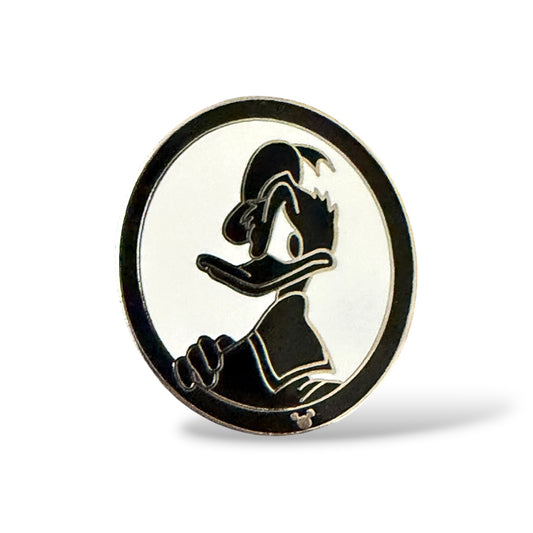 Cast Lanyard Main Street Silhouettes Donald Hidden Mickey Pin
