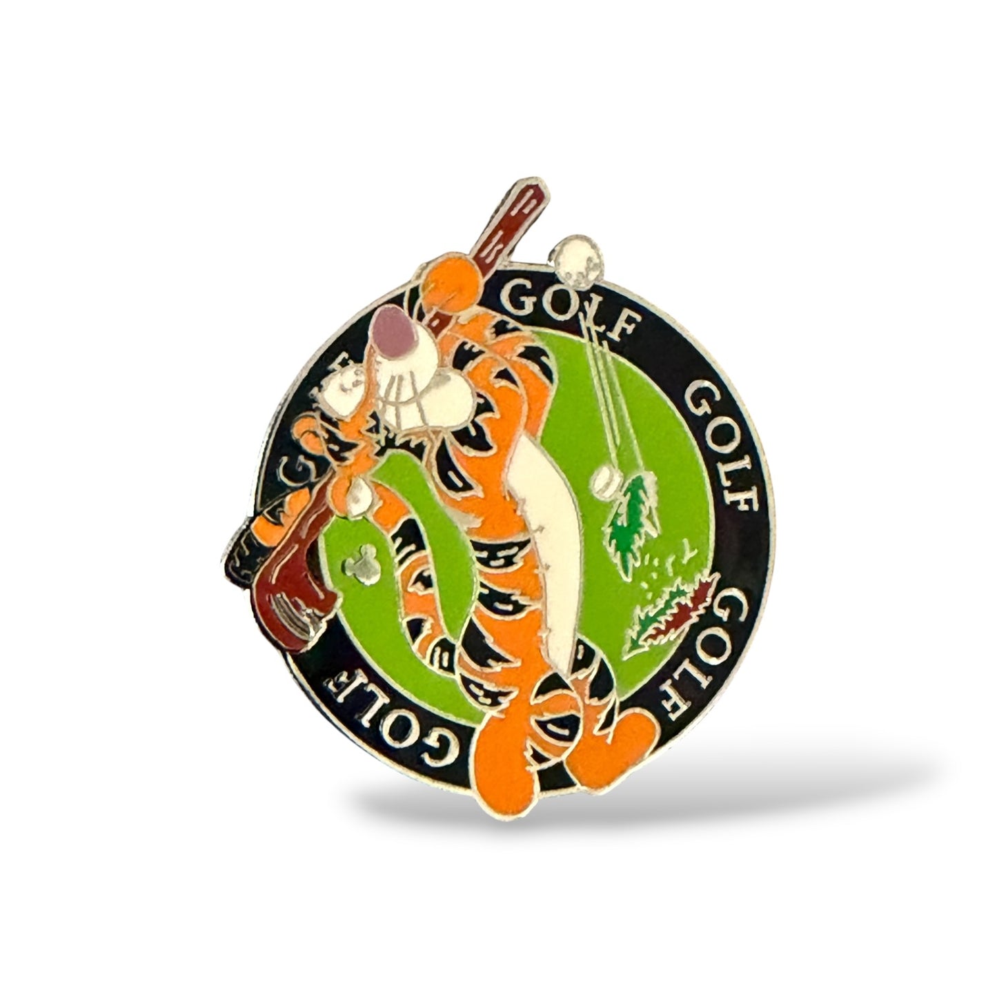 Cast Lanyard Tigger Activities Golfing Hidden Mickey Pin