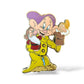 HKDL Puppet Series Dopey Playing with Happy and Grumpy Puppets Pin