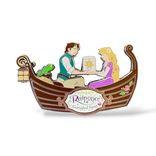 DLRP Rapunzel and Flynn Rider with Pascal Pin