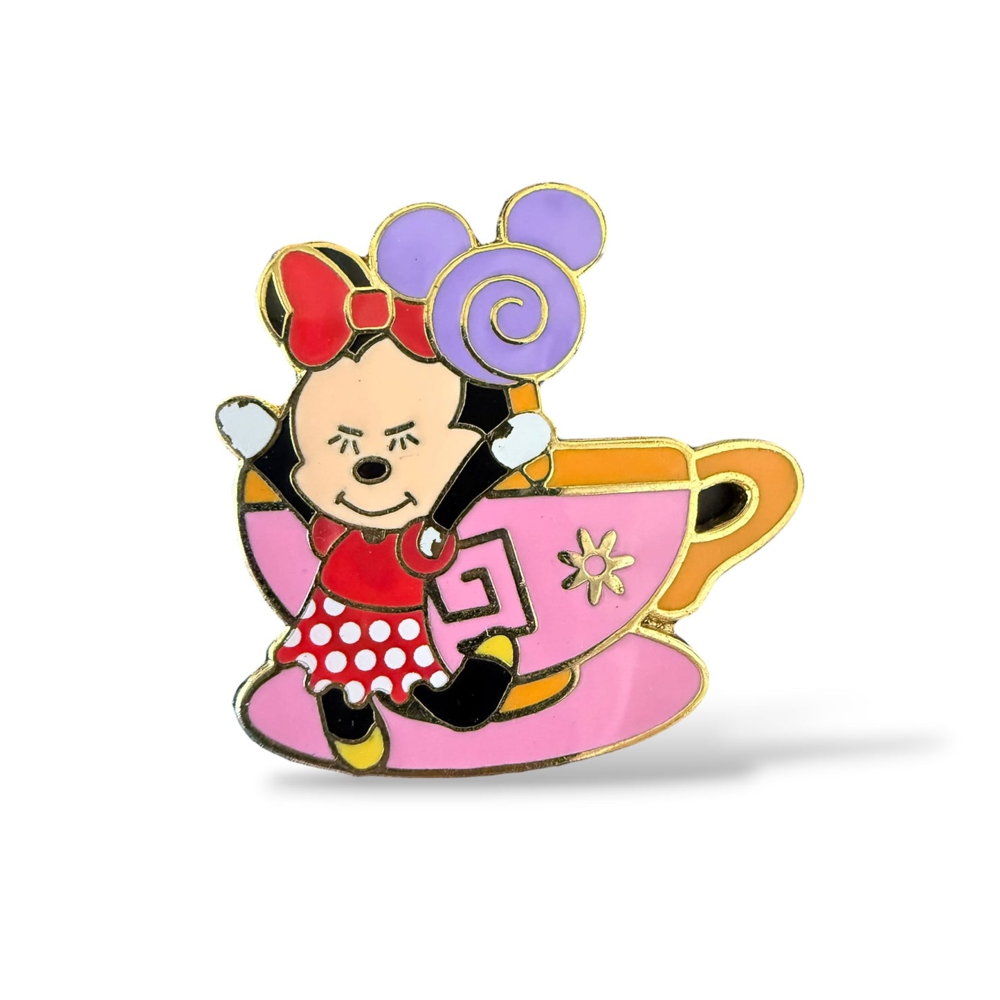 Disney Parks Flexible Characters Minnie Mouse at the Mad Tea Party Pin