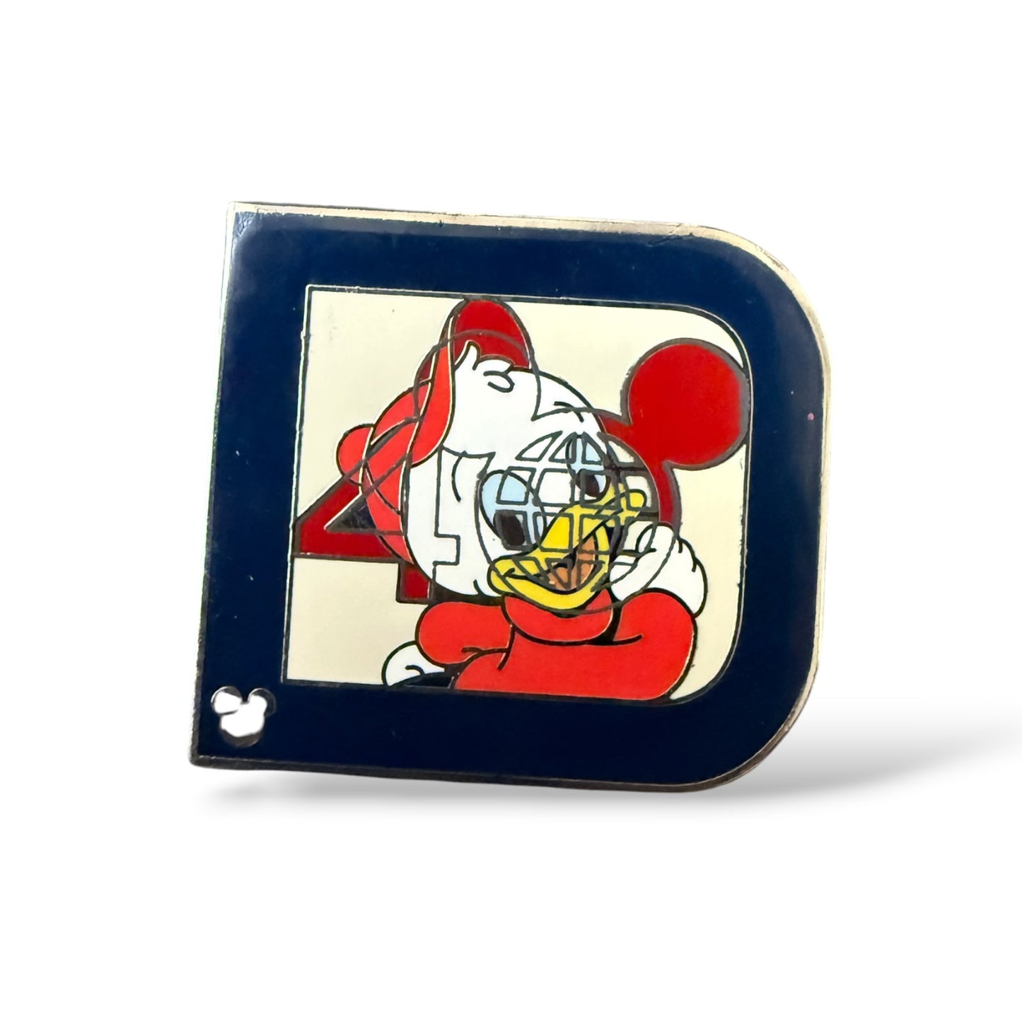 Cast Lanyard Retro Classic "D" Huey Hidden Mickey Pin