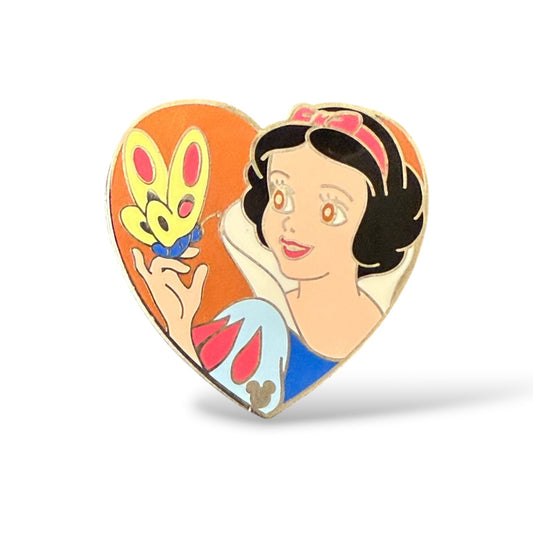 Cast Lanyard Princess Butterflies Snow White Hidden Mickey Pin