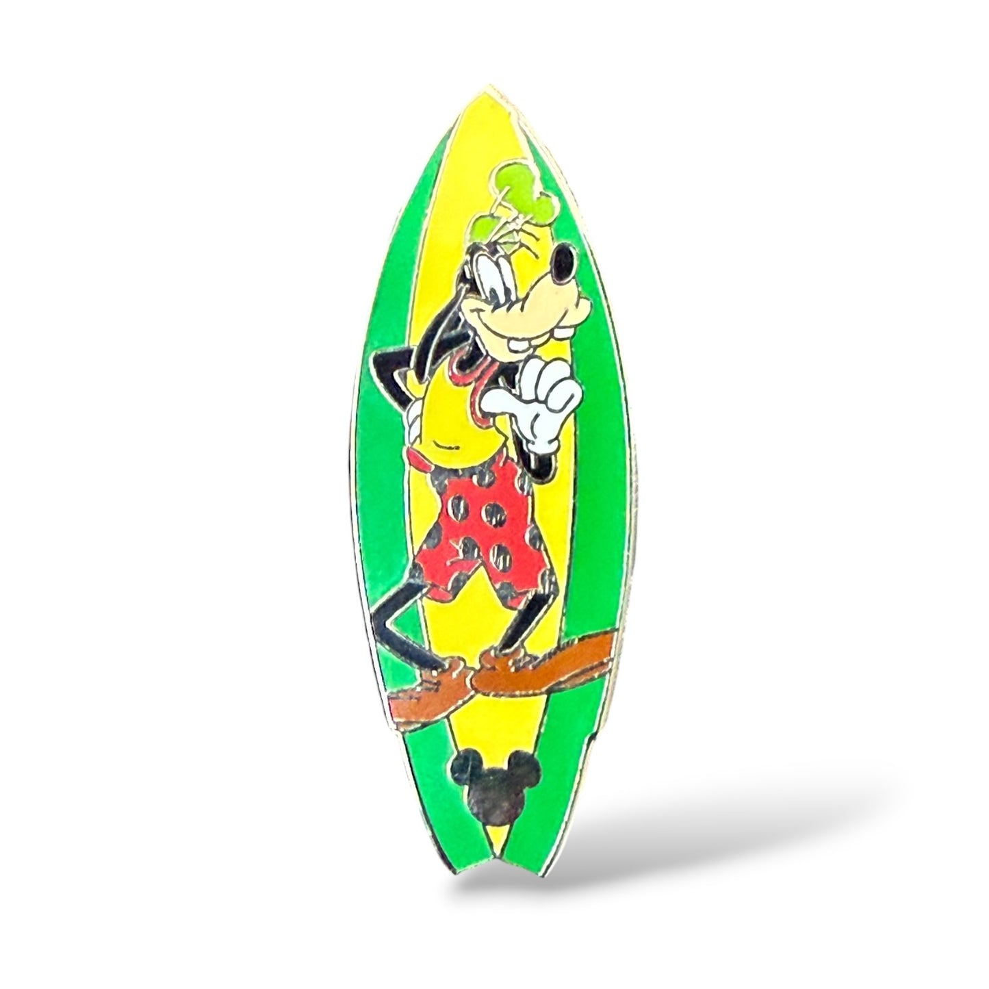 Cast Lanyard Surfboards Goofy Hidden Mickey Pin