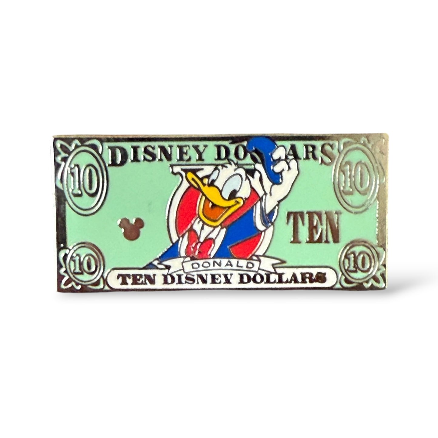 Cast Lanyard Disney Dollars Donald Hidden Mickey Pin