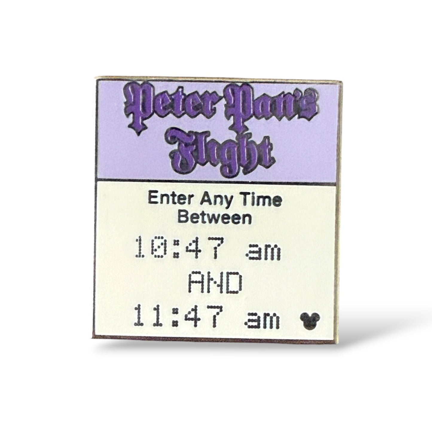 Cast Lanyard Fastpass Peter Pan's Flight Completer Hidden Mickey Pin