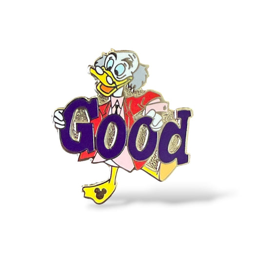 Cast Lanyard Good Signs Ludwig von Drake Hidden Mickey Pin