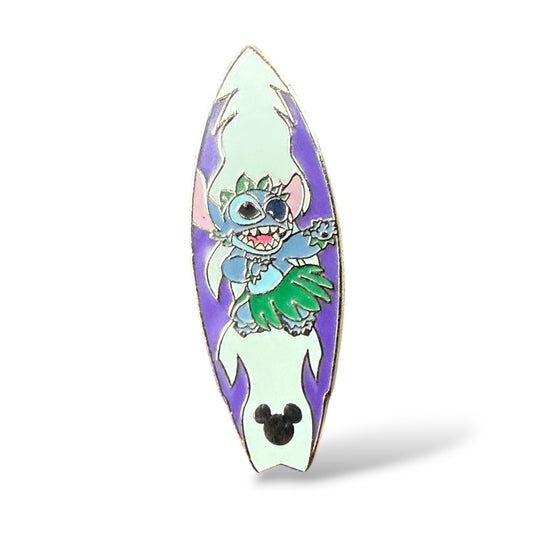 Cast Lanyard Surfboards Stitch Hidden Mickey Pin