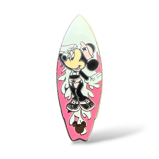 Cast Lanyard Surfboards Minnie Hidden Mickey Pin