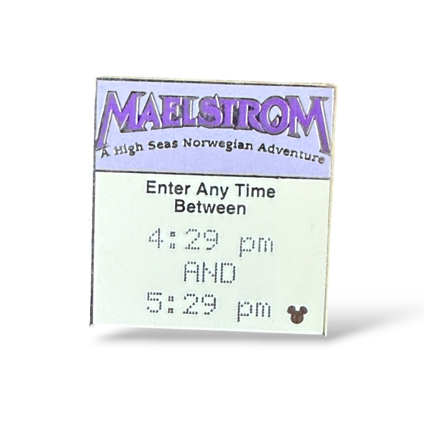 Cast Lanyard Fastpass Maelstrom Hidden Mickey Pin