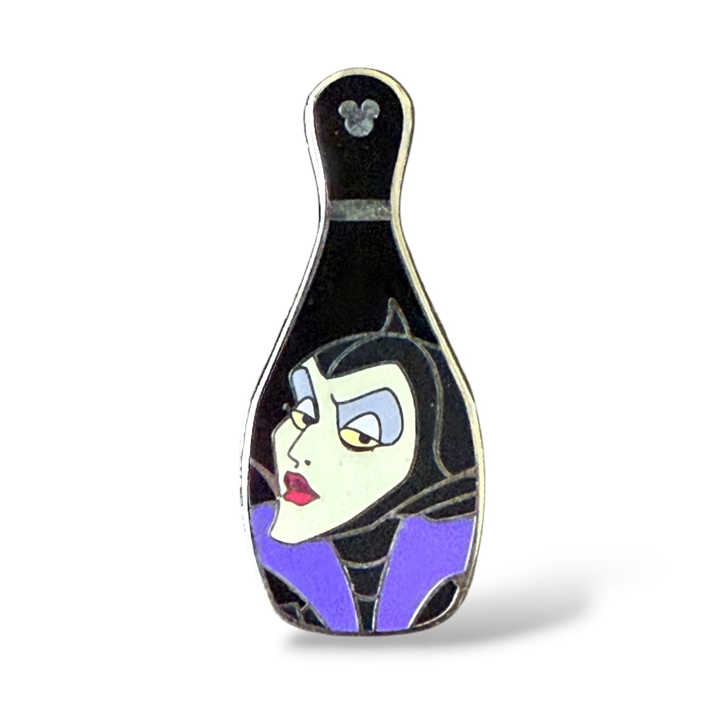 Cast Lanyard Villains Bowling Pin Maleficent Hidden Mickey Pin