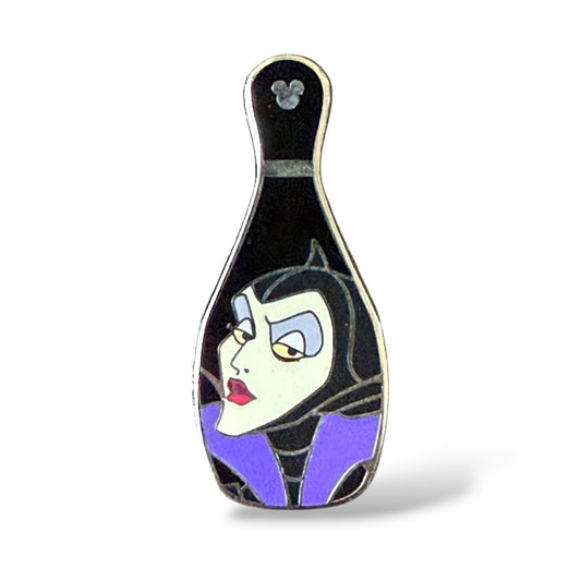 Cast Lanyard Villains Bowling Pin Maleficent Hidden Mickey Pin