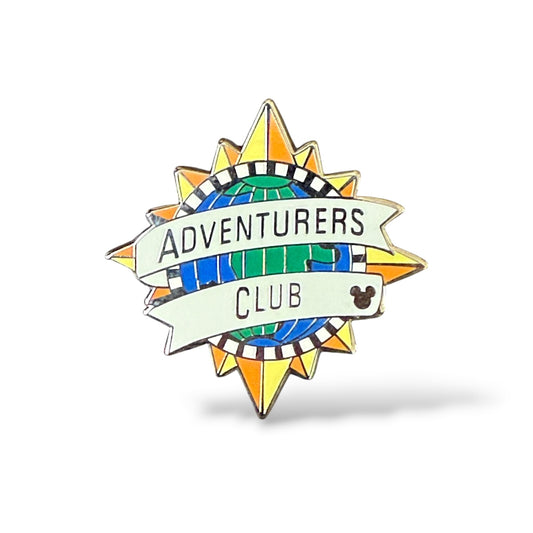 Cast Lanyard Retro Icons Adventurers Club Hidden Mickey Pin
