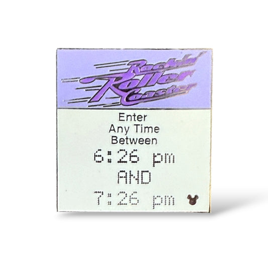 Cast Lanyard Fastpass Rock'n Roller Coaster Hidden Mickey Pin
