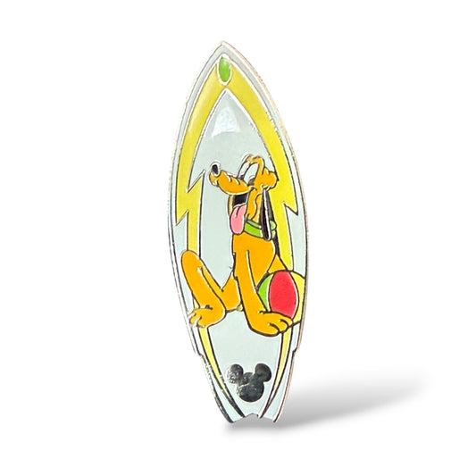 Cast Lanyard Surfboards Pluto Hidden Mickey Pin