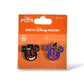 TDR Halloween 2010 Mickey and Minnie Mouse Witch Pumpkin Heads Pin Set