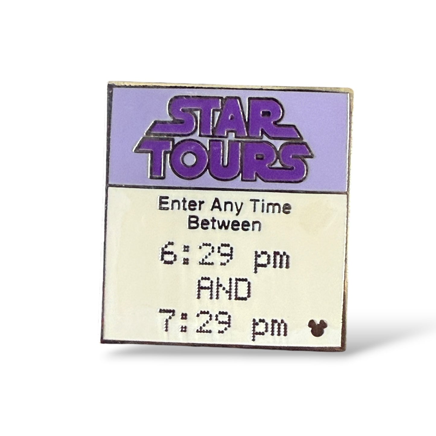 Cast Lanyard Fastpass Star Tours Hidden Mickey Pin