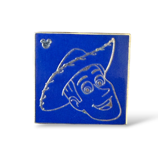 Cast Lanyard Character Outlines Woody Hidden Mickey Pin