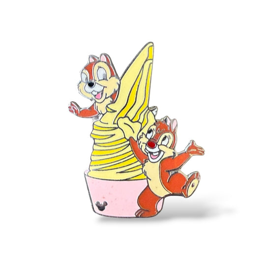 Cast Lanyard Chip n' Dale Desserts Dole Whip Hidden Mickey Pin