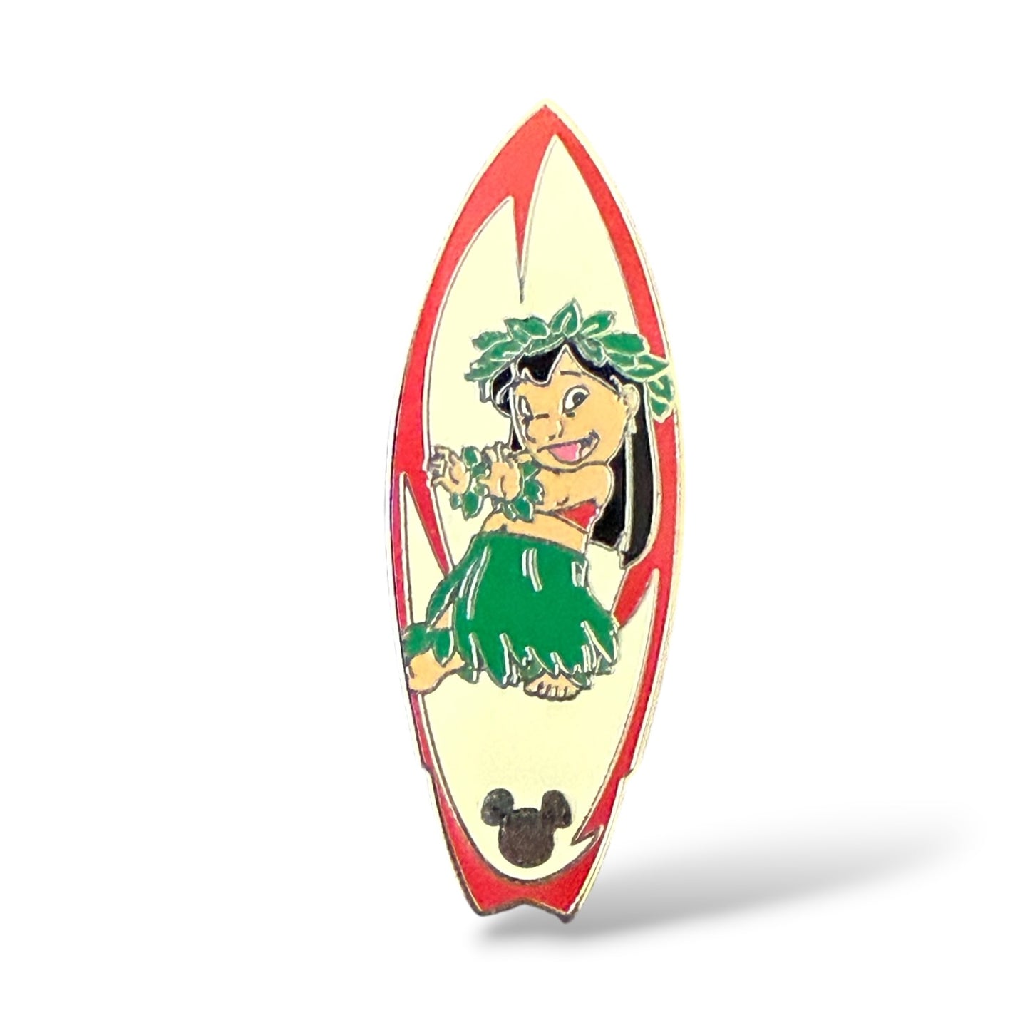 Cast Lanyard Surfboards Lilo Hidden Mickey Pin