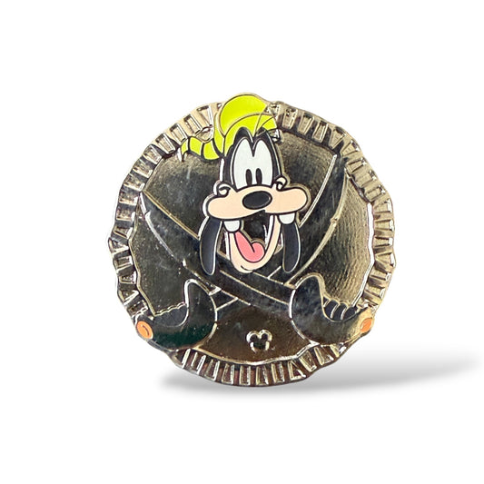 Cast Lanyard Silver Pirate Coins Goofy Hidden Mickey Pin
