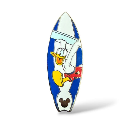 Cast Lanyard Surfboards Donald Hidden Mickey Pin