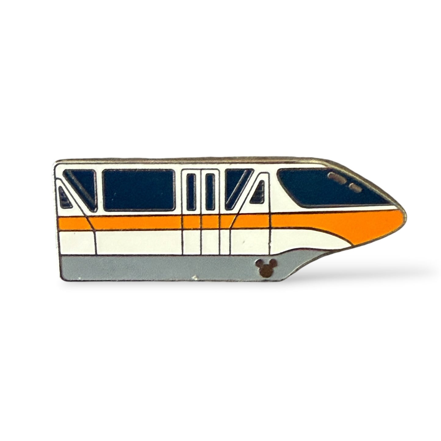 Cast Lanyard Monorail Orange Hidden Mickey Pin