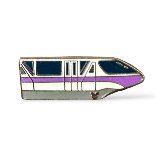 Cast Lanyard Monorail Purple Hidden Mickey Pin
