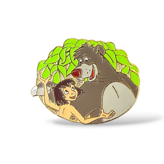 Cast Lanyard The Jungle Book Baloo and Mowgli Hidden Mickey Pin
