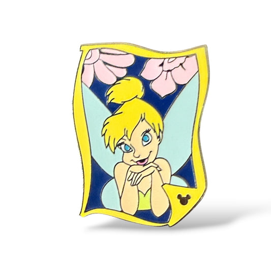 Cast Lanyard Tinker Bell Frames Yellow Hidden Mickey Pin
