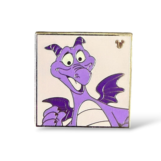 Cast Lanyard Tonal Figment Purple Completer Hidden Mickey Pin