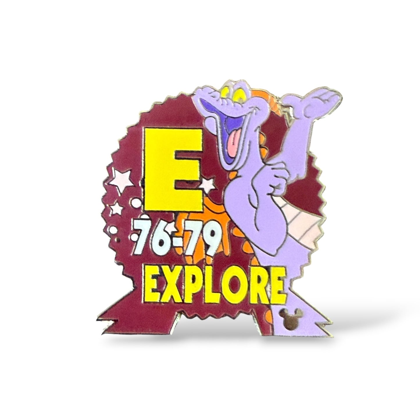 Cast Lanyard Figment Parking Signs Explore Hidden Mickey Pin